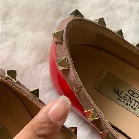 Beautiful pointy candy apple red flats - Picture 5 of 11